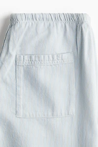 Denim Drawstring Pants