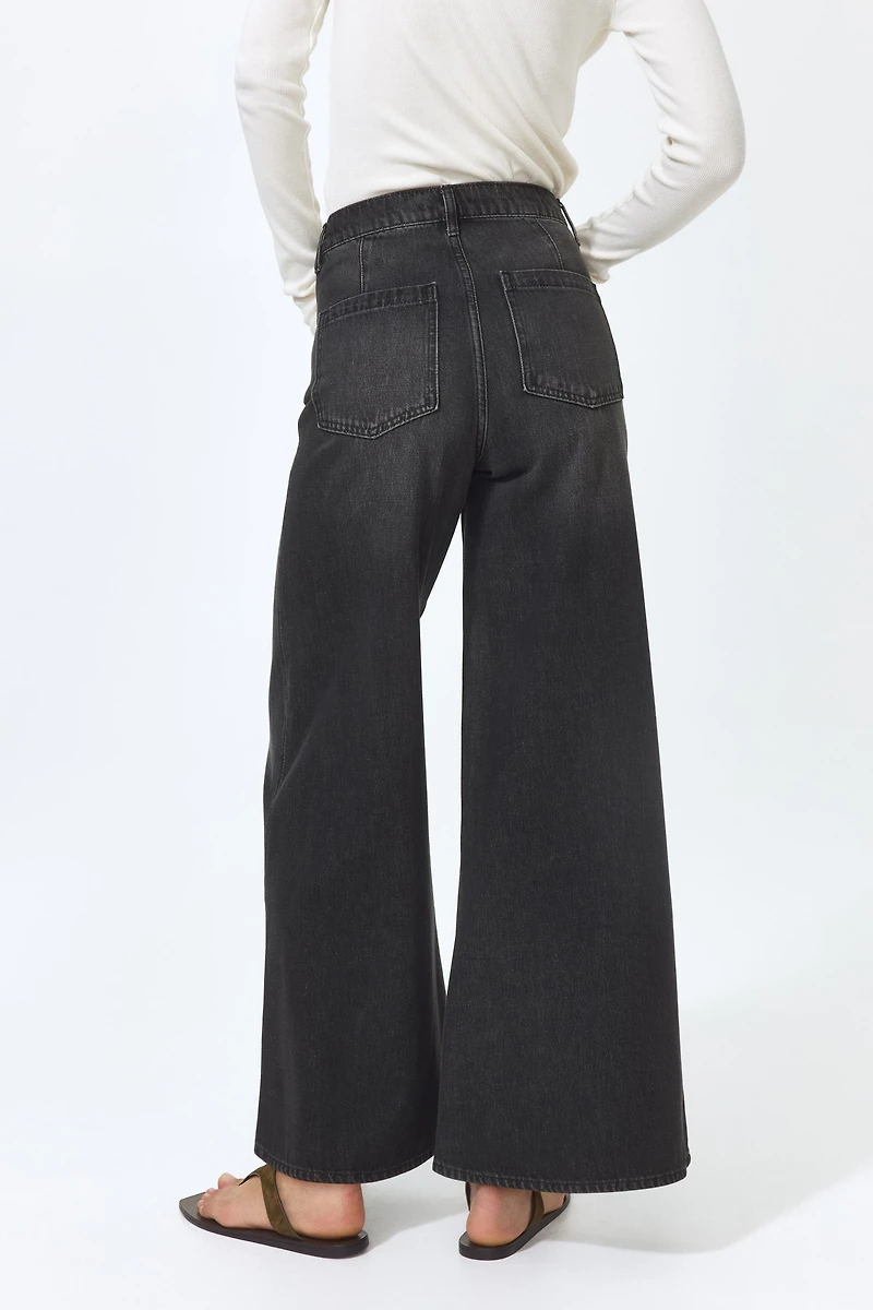 Super Wide High Waist Jeans