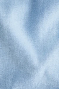 Linen-Blend Drawstring Pants