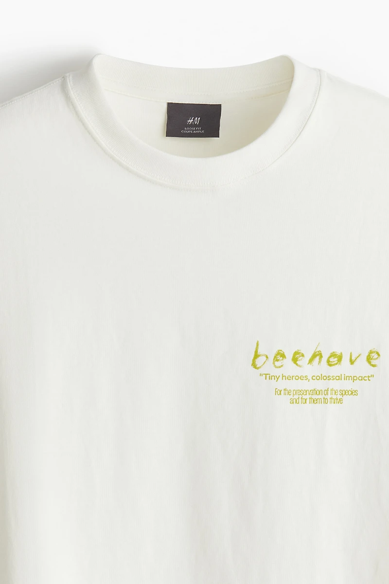 T-shirt imprimé Coupe Flottante