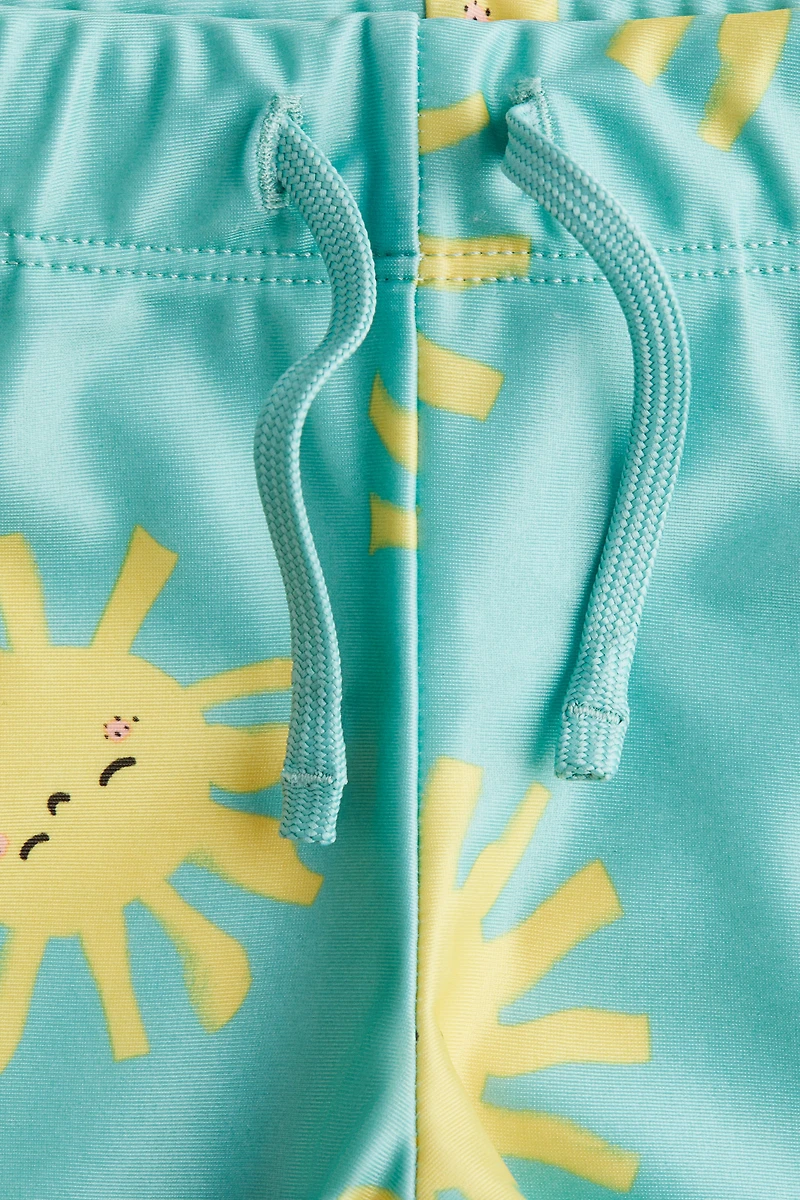 Printed Swim Trunks