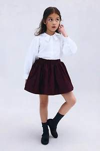 Flared Cotton Skirt