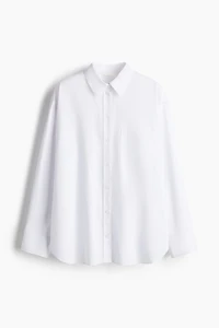Oversized Cotton Poplin Shirt