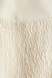 MAMA Textured Jersey Pants