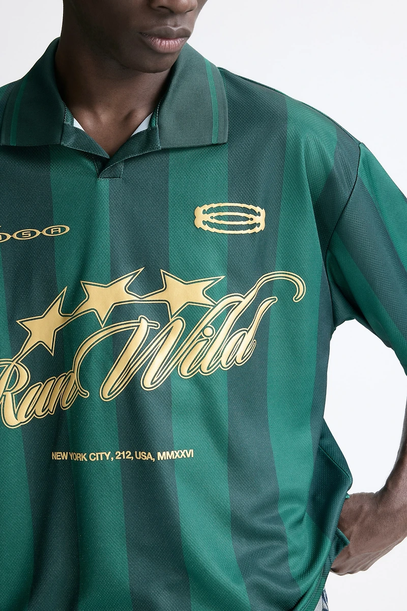 Loose-Fit Soccer Shirt