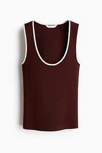 Ribbed Cotton Tank Top