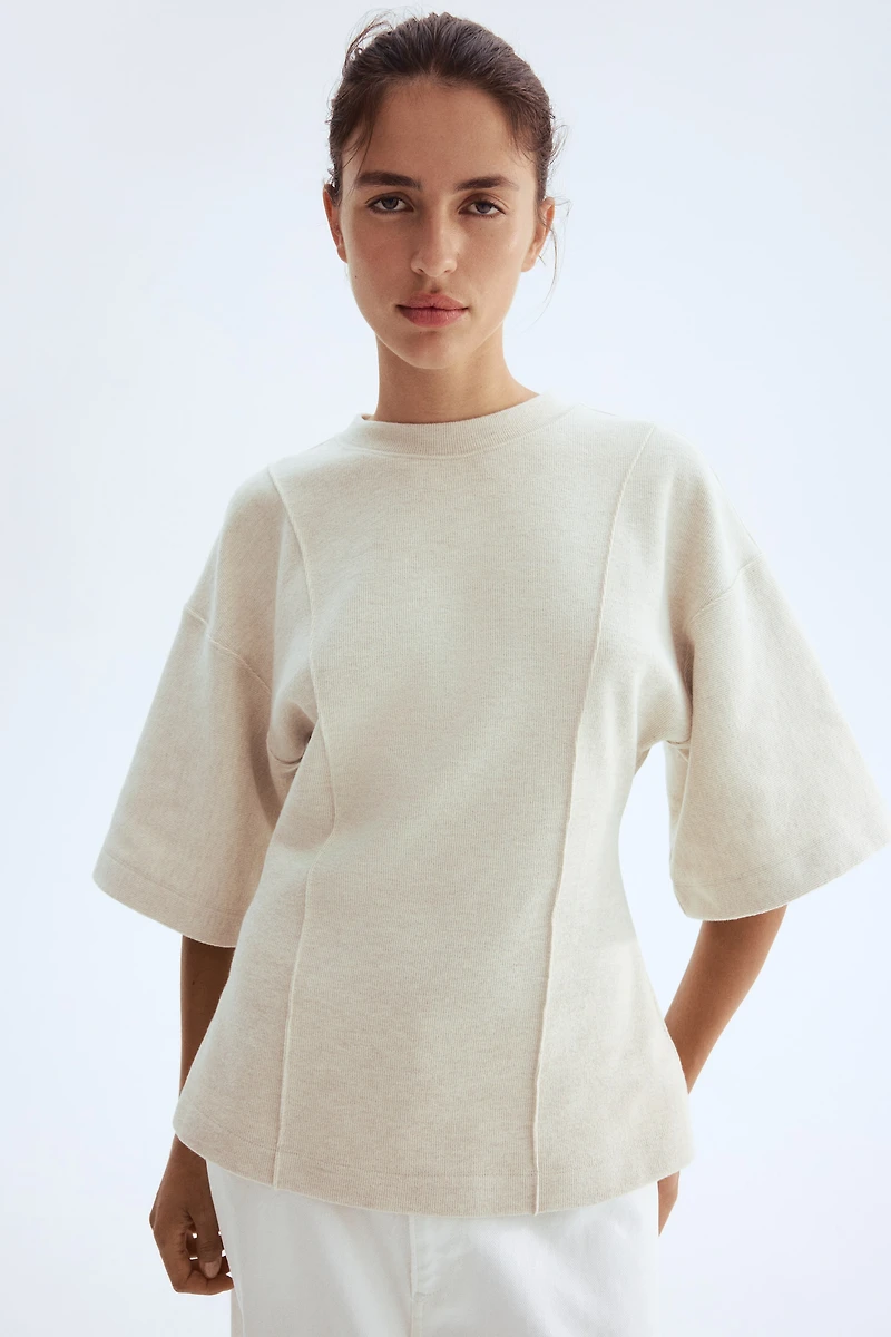 Haut ample en fin tricot