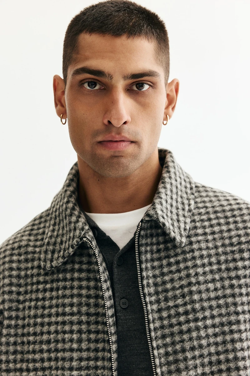 Surchemise feutrée classique