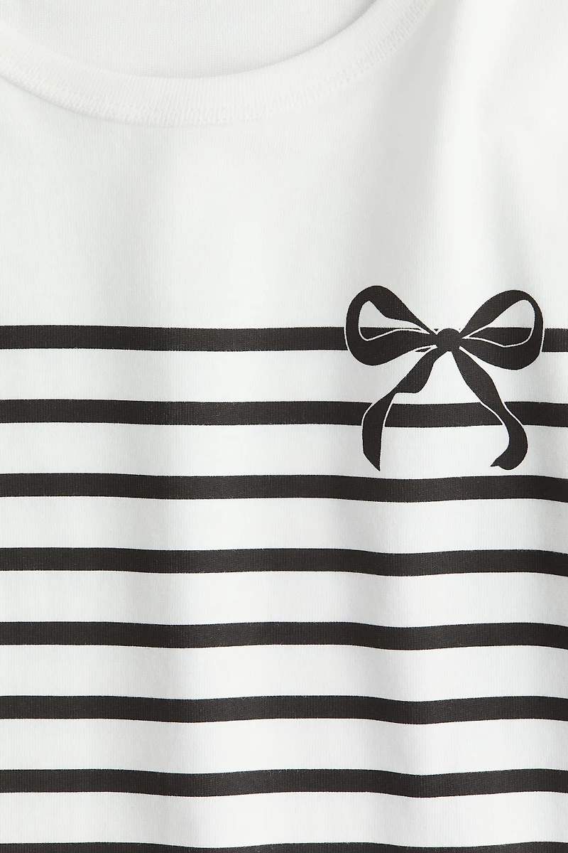 T-Shirt with Printed Motif