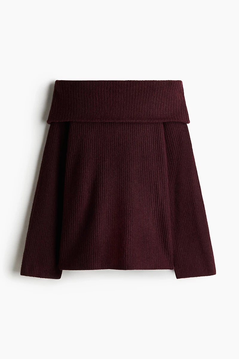 Chandail à épaules dénudées