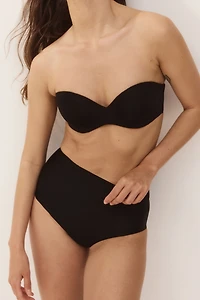 Padded Microfiber Balconette Bra