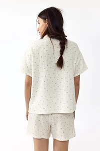 Pyjama MAMA en mousseline de coton