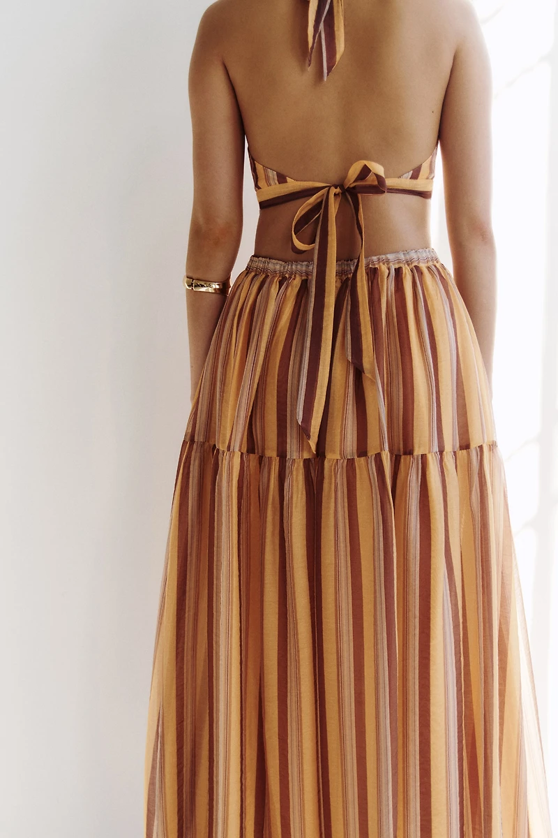 Cutout Halterneck Dress