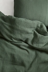Muslin Twin Duvet Cover Set