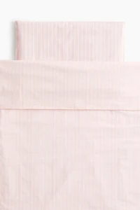 Cotton Percale Crib Duvet Cover Set