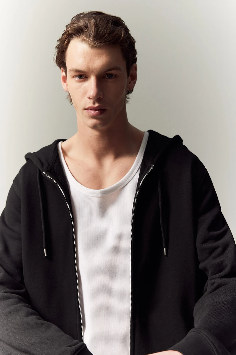 Regular Fit Hooded Jacket