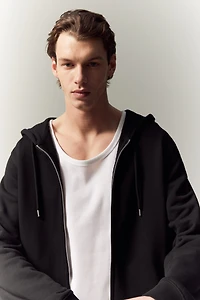 Regular Fit Hooded Jacket