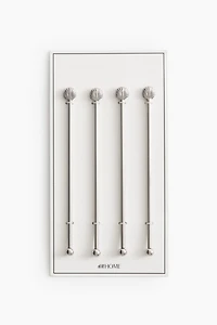 4-Pack Seashell Drink Stirrers