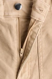 Cotton Canvas Pants