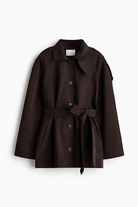 Belted Twill Coat