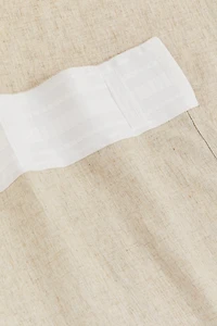 Lot de 1 rideau long et large en lyocell mélangé