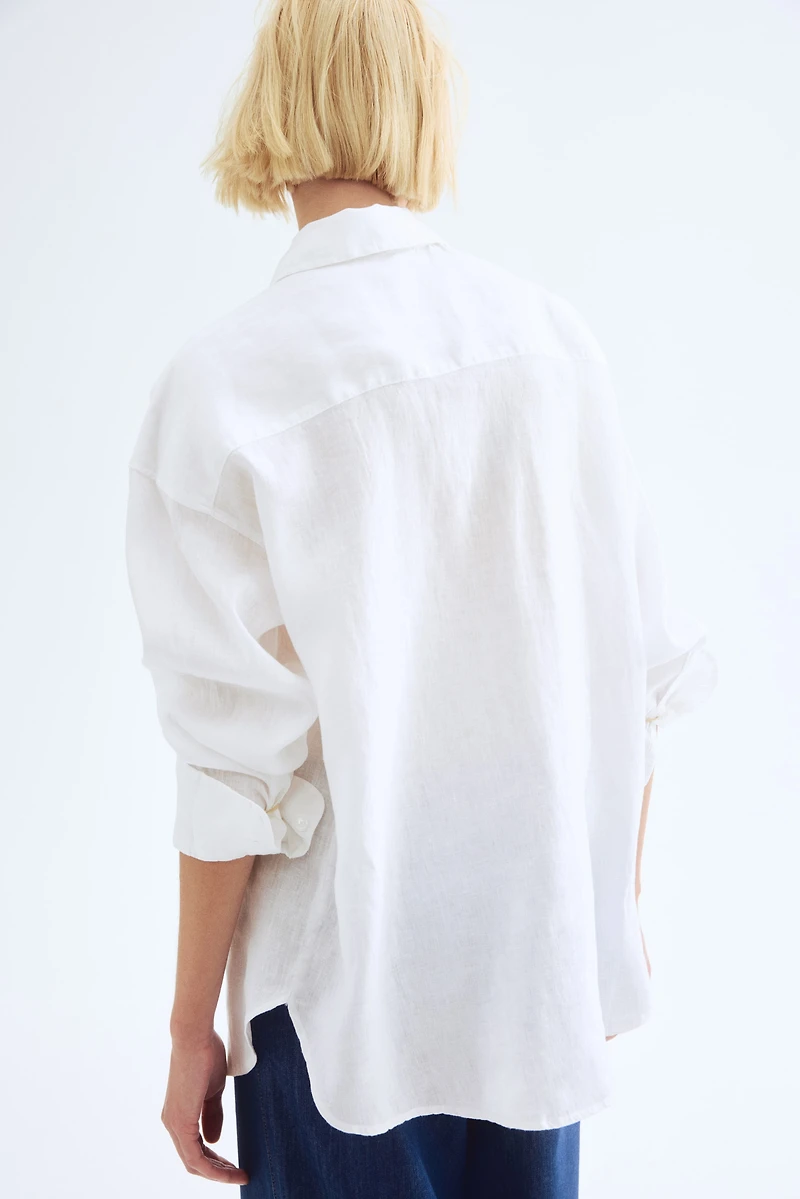 Oversized Linen Shirt