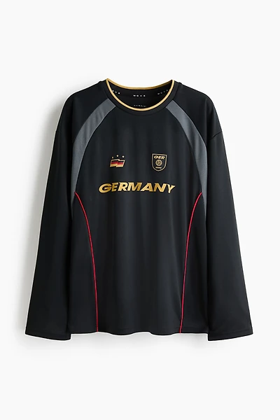 Oversized Printed Soccer Jersey with DryMove™