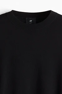 T-shirt près du corps en fin tricot