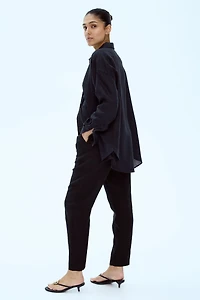 MAMA Linen-Blend Pants