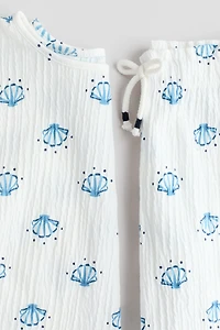 2-Piece Ruffle-Trimmed Set