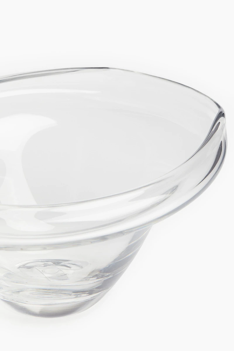 Bol asymétrique en verre