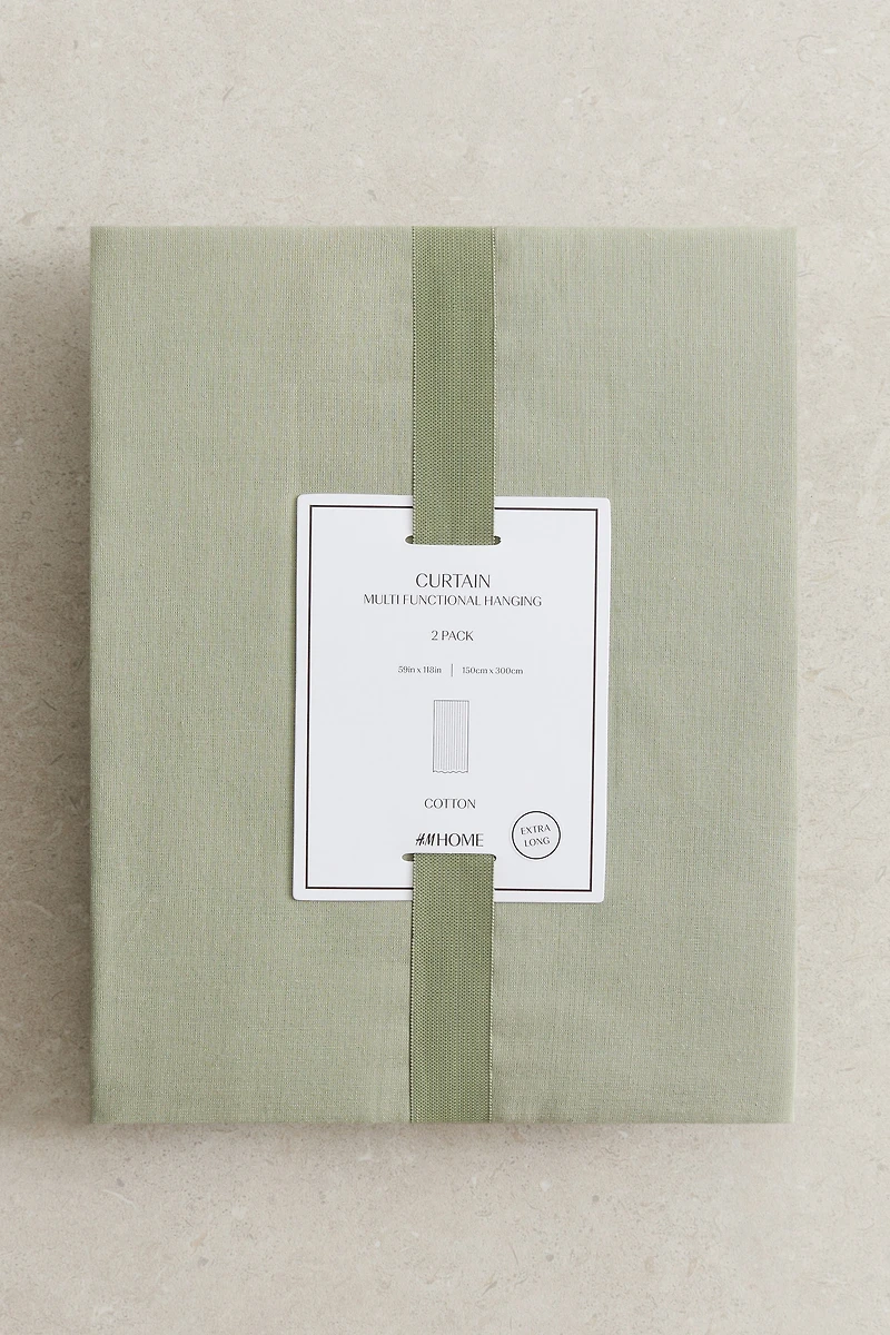 2-pack Long Curtain Panels