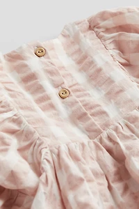 2-piece Patterned Muslin Set