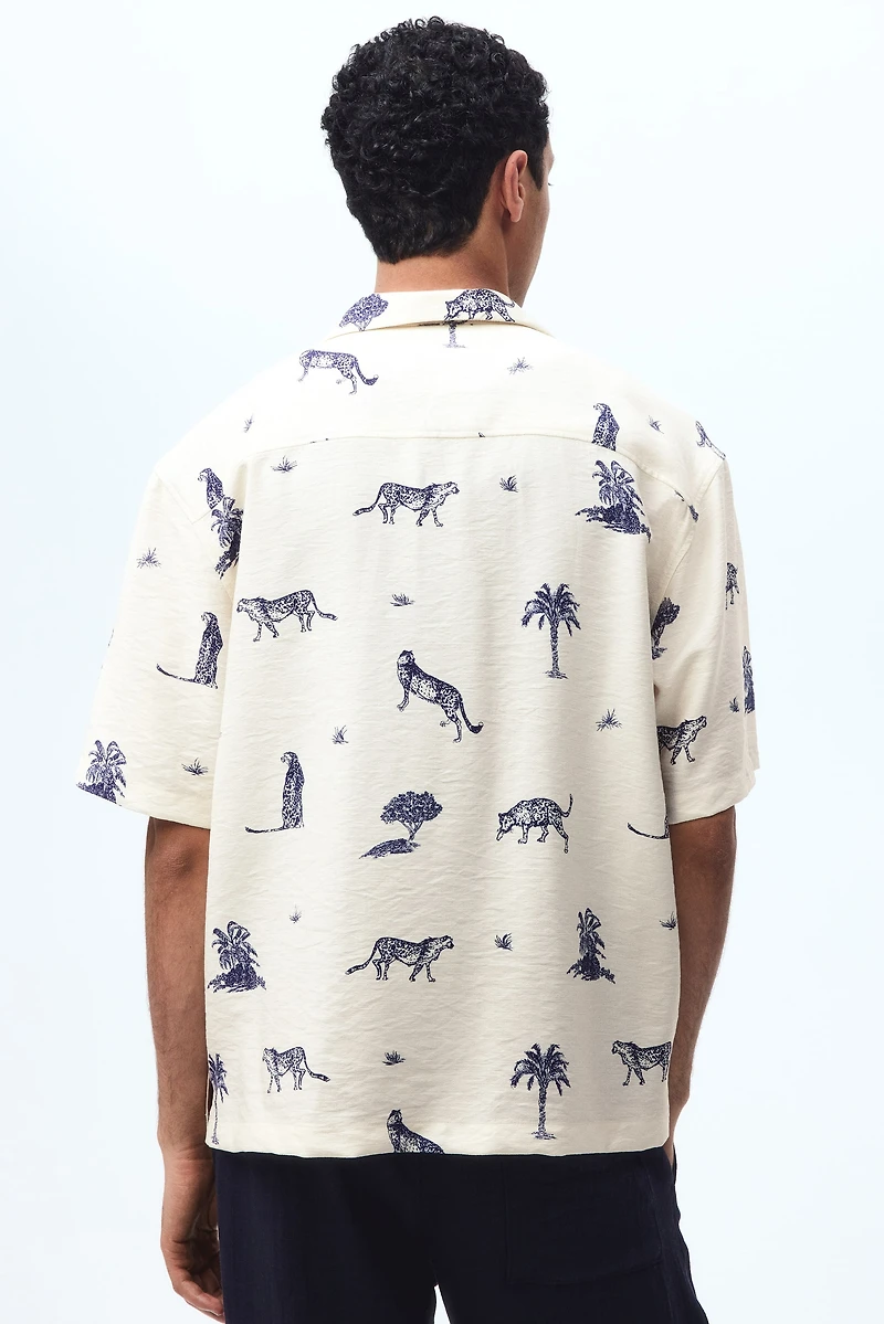 Relaxed-Fit Printed Resort Shirt