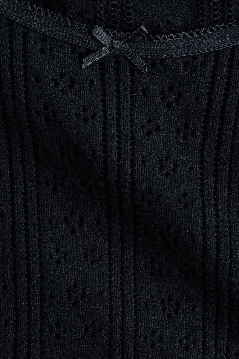 Pyjama en pointelle de coton