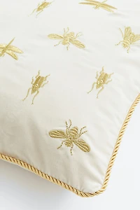 Housse de coussin en velours