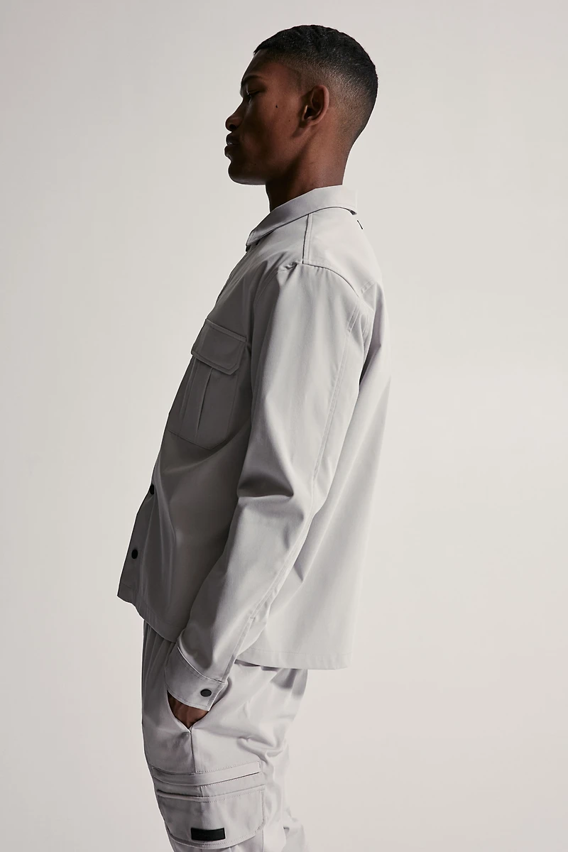Regular Fit Utility Overshirt