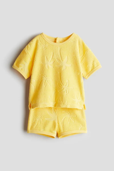 Ensemble 2 pièces en tissu éponge