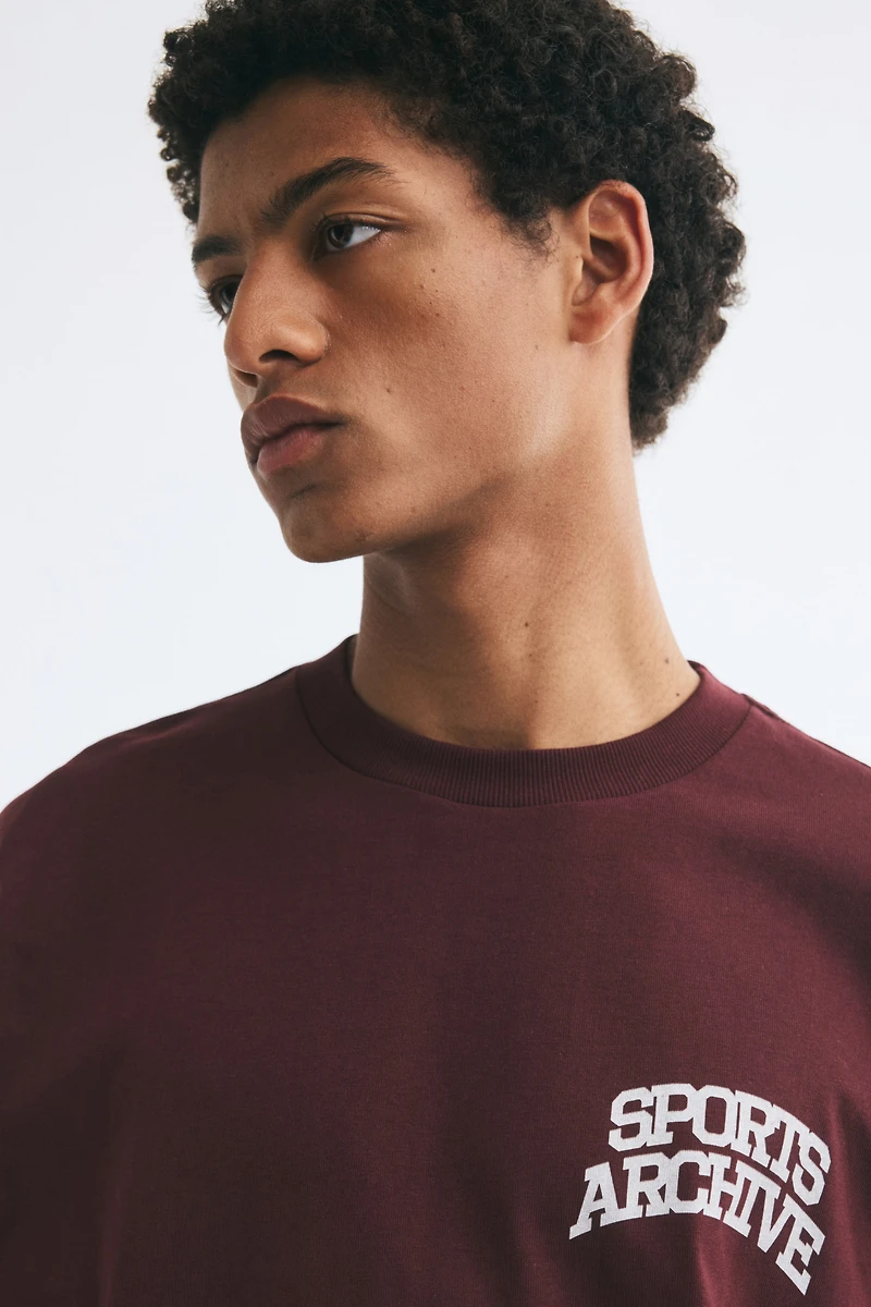 Relaxed-Fit Printed Cotton T-Shirt