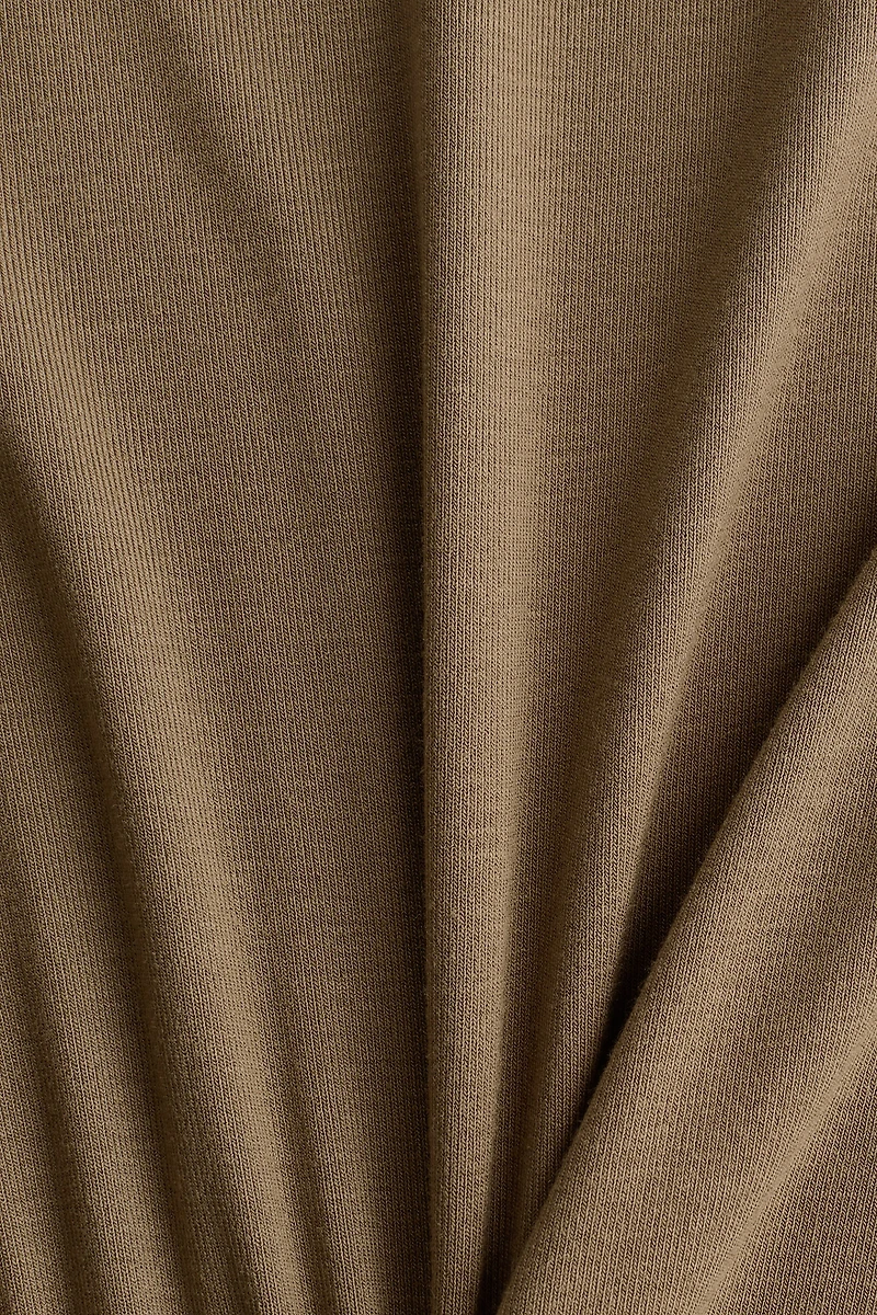 Asymmetric Tie-Detail Dress