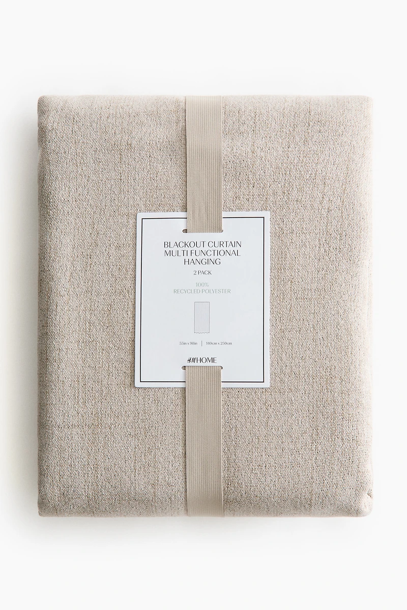 2-Pack Blackout Curtain Panels