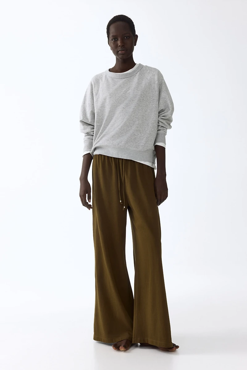 Cotton Drawstring Pants