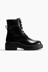 Lace-Up Boots