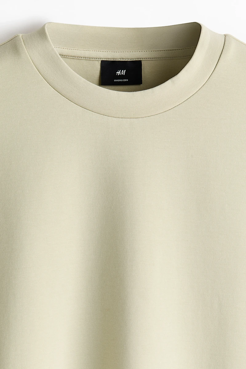 Oversized-Fit Scuba T-Shirt