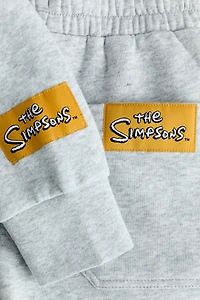 2-Piece Printed Sweatshirt and Sweatshorts Set