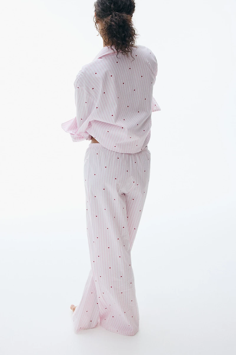 Pyjama en popeline de coton
