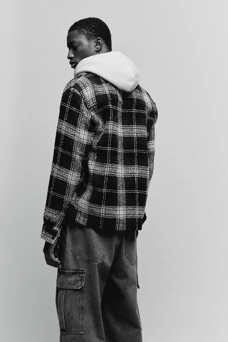 Regular Fit Overshirt with Zipper