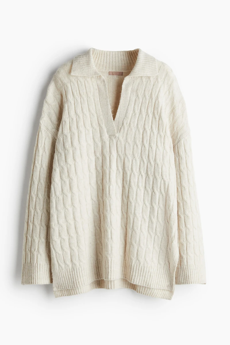 Cable-knit Sweater
