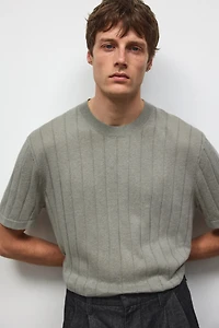 Regular-Fit Knit T-Shirt