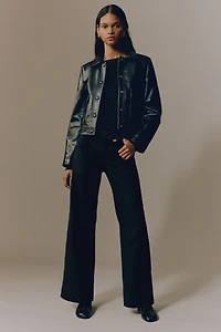 Pantalon large en sergé